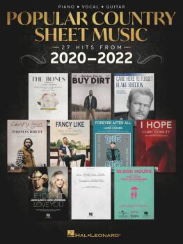 Popular Country Sheet Music: 27 Hits from 2020-2022 (HL-00658936)