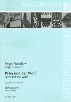 Peter And The Wolf Woodwind Quintet Score/parts Flt, Ob, Cl-a, Hn, Bsn (HL-50498577)