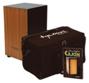 Cajon Starter Pack: Supremo 29 Series Cajon from Tycoon Percussion wit (TY-00147643)