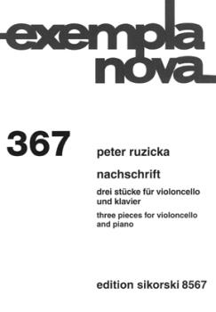 Postscript (Nachtschrift): Three Pieces for Violoncello and Piano (HL-50490141)