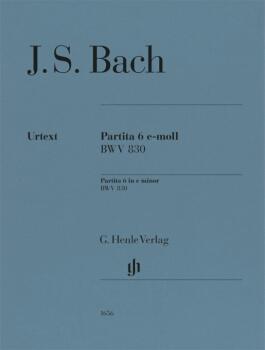 Partita No. 6 E Minor: BWV 830 Piano Solo with fingering (HL-51481656)