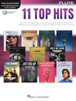 11 Top Hits for Flute: Instrumental Play-Along (HL-01235294)