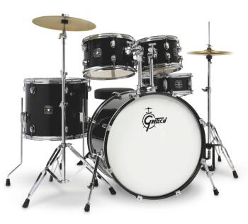 Gretsch Renegade Drum Set (with Hardware & Cymbals Black Mist) (HL-01154123)