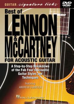 Best of Lennon & McCartney for Acoustic Guitar (Signature Licks DVD) (HL-00320333)