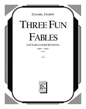 3 Fun Fables (for Narrator and Orchestra or Mixed Octet) (HL-00041259)