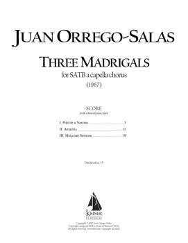 3 Madrigals, Op. 62 (HL-00041359)