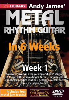 Andy James' Metal Rhythm Guitar in 6 Weeks (Week 1) (HL-00393170)