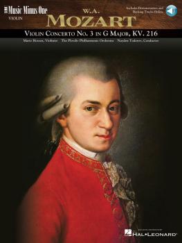 Mozart - Violin Concerto No. 3 in G Major, KV216: Music Minus One Viol (HL-00400040)