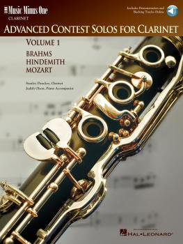 Advanced Contest Solos for Clarinet - Volume I: Music Minus One Clarin (HL-00400630)