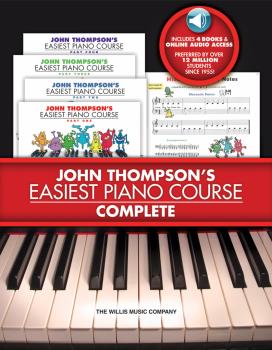 John Thompson's Easiest Piano Course - Complete: 4-Book/Audio Boxed Se (HL-00416812)