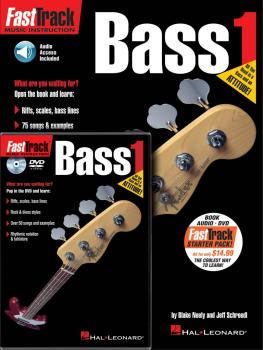 FastTrack Bass Method Starter Pack (Book/Online Media) (HL-00696404)