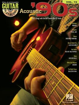 Acoustic '90s: Guitar Play-Along Volume 72 (HL-00699827)