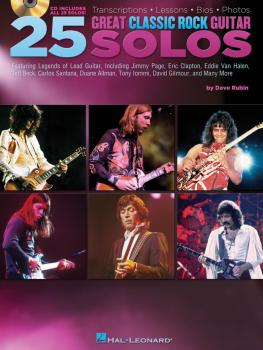 25 Great Classic Rock Guitar Solos: Transcriptions  Lessons  Bios   (HL-00701046)
