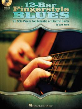 12-Bar Fingerstyle Blues: 25 Solo Pieces for Acoustic or Electric Guit (HL-00701463)