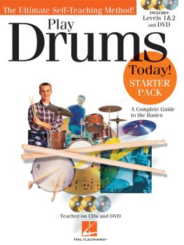 Play Drums Today! - Starter Pack: Includes Levels 1 & 2 Book/CDs and a (HL-00703291)