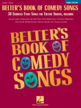 Belter's Book of Comedy Songs - Third Edition: 38 Seriously Funny Song (HL-00740126)