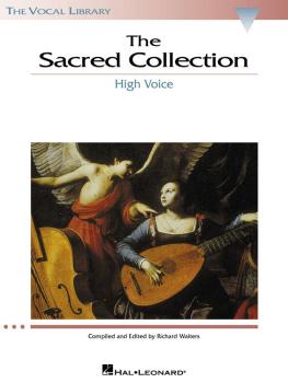The Sacred Collection: The Vocal Library High Voice (HL-00740155)