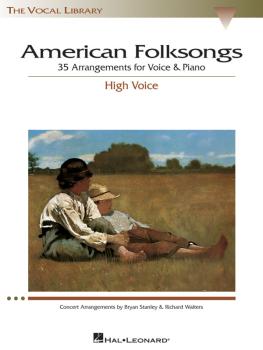 American Folksongs: The Vocal Library High Voice (HL-00740187)