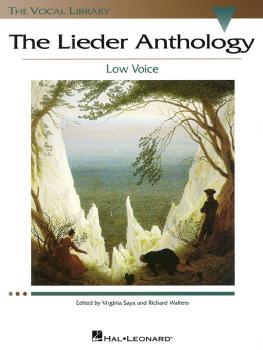 The Lieder Anthology: The Vocal Library Low Voice (HL-00740220)