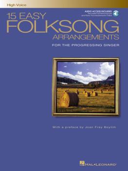 15 Easy Folksong Arrangements: High Voice Introduction by Joan Frey Bo (HL-00740268)