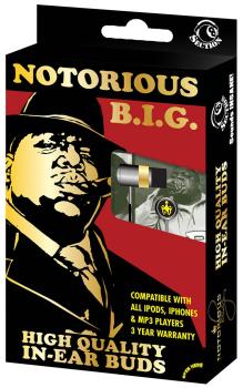Notorious B.I.G. (Biggy Smalls) - In-Ear Buds (Window Box) (HL-00750439)