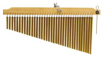 72 Gold Chimes with Natural Finish Wood Bar (HL-00755751)