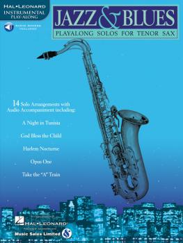 Jazz & Blues: Play-Along Solos for Tenor Sax (HL-00841442)