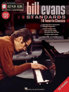 Bill Evans Standards: Jazz Play-Along Volume 141 (HL-00843156)