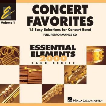 Concert Favorites Vol. 1 - CD: Essential Elements Band Series (HL-00860136)
