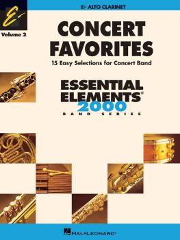 Concert Favorites Vol. 2 - Alto Clarinet: Essential Elements Band Seri (HL-00860165)