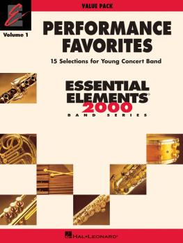 Performance Favorites, Volume 1: Value Pak 37 part books, conductor sc (HL-00860203)