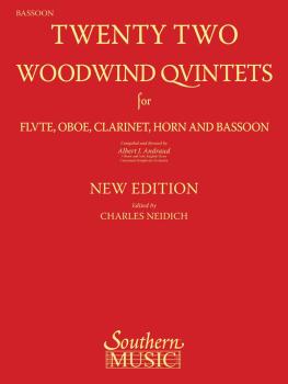 22 Woodwind Quintets - New Edition (Bassoon Part) (HL-03770289)
