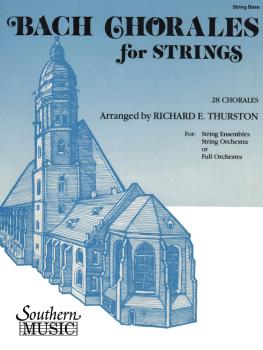 Bach Chorales for Strings (28 Chorales) (for String Bass) (HL-03770758)