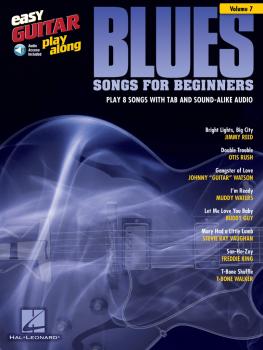 Blues Songs for Beginners: Easy Guitar Play-Along Volume 7 (HL-00103235)