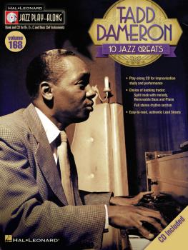 Tadd Dameron: Jazz Play-Along Volume 168 (HL-00103663)