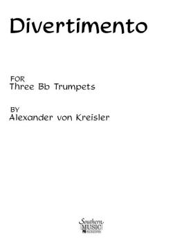 Divertimento (Trumpet Trio) (HL-03774529)