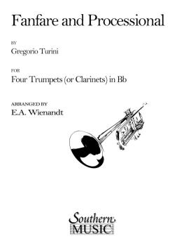 Fanfare and Processional (Trumpet Quartet) (HL-03774631)