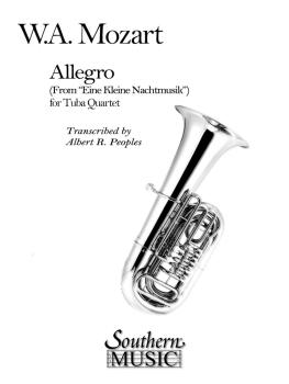 Allegro (from Eine Kleine Nachtmusik) (2 Euphoniums/2 Tubas) (HL-03775713)