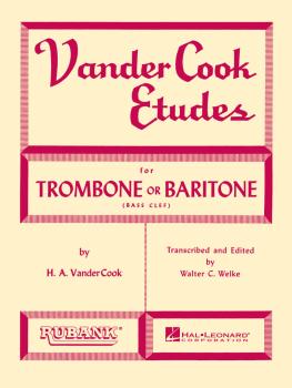 Vandercook Etudes for Trombone or Baritone (HL-04470820)