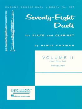 78 Duets for Flute and Clarinet: Volume 2 - Advanced Nos. 56-78 (HL-04471050)