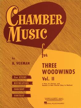 Chamber Music for Three Woodwinds, Vol. 2 (for Flute, Clarinet, and Ba (HL-04474590)