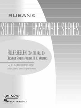 Allerseelen: Alto Saxophone Solo with Piano - Grade 2 (HL-04476942)