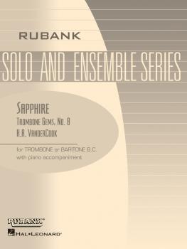 Sapphire (Trombone Gems No. 8): Trombone Baritone B.C. Solo with Piano (HL-04479259)