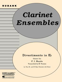 Divertimento in Eb: Bb Clarinet Trio - Grade 4 (HL-04479486)