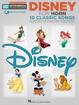 Disney - 10 Classic Songs: Horn Easy Instrumental Play-Along Book with (HL-00122189)