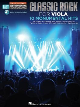 Classic Rock - 10 Monumental Hits: Viola Easy Instrumental Play-Along  (HL-00122206)