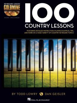 100 Country Lessons: Keyboard Lesson Goldmine Series Book/2-CD Pack (HL-00122265)