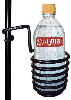 The Original SwirlyGig: Drink Holder for 1/2 inch. Tubing - Black (HL-00123394)