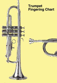 Trumpet Fingering Chart (for B-Flat Trumpet, Cornet, Flugelhorn and Ba (HL-14011343)