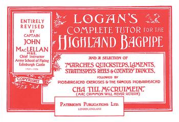 Logan's Complete Tutor for the Highland Bagpipe (HL-14019348)